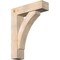 Ekena Millwork Thorton Block Smooth Bracket w/ Offset Brace, Douglas Fir, 7 1/2"W x 28"D x 36"H BKT0806X28X36THR05SDF - alternate 1